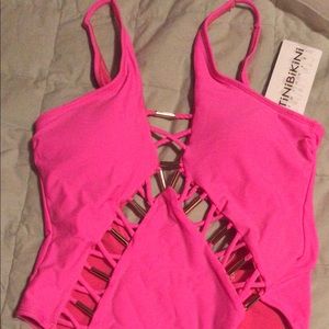 Hot Pink, high cut very sexy one piece!!!!